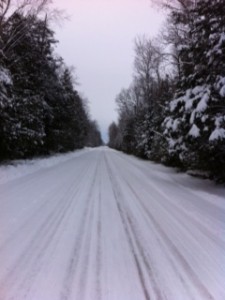 A quiet Boxing Day run on my road.